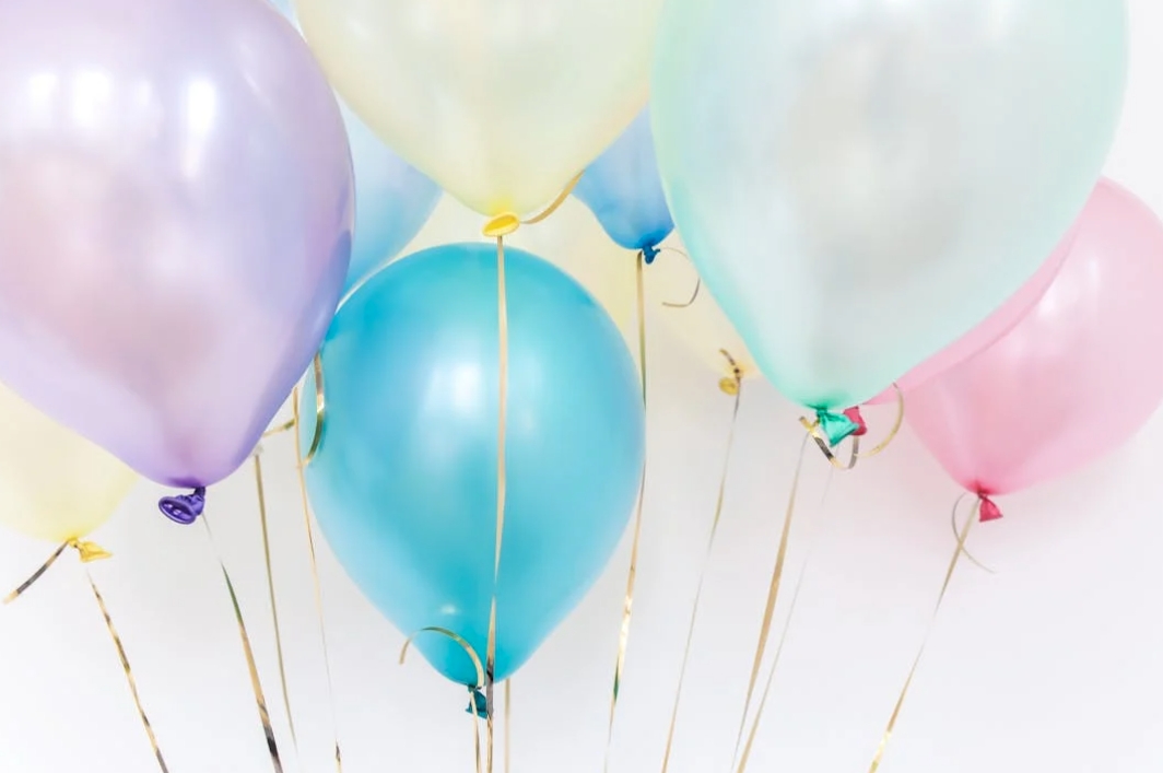 Globos con helio en León